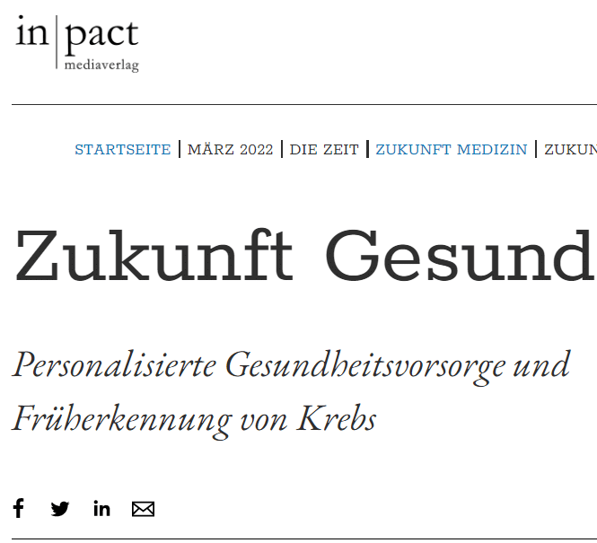 Zukunft Gesundheit – in|pact Mediaverlag