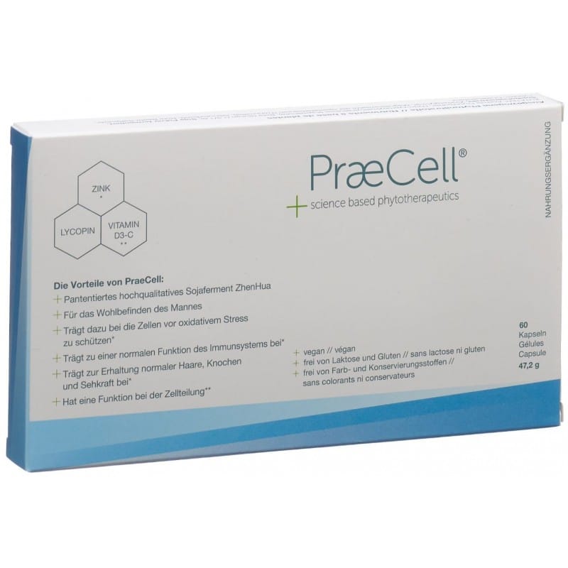PraëCell® 60 vegane Kapseln (39 Gramm netto) – Bild 2