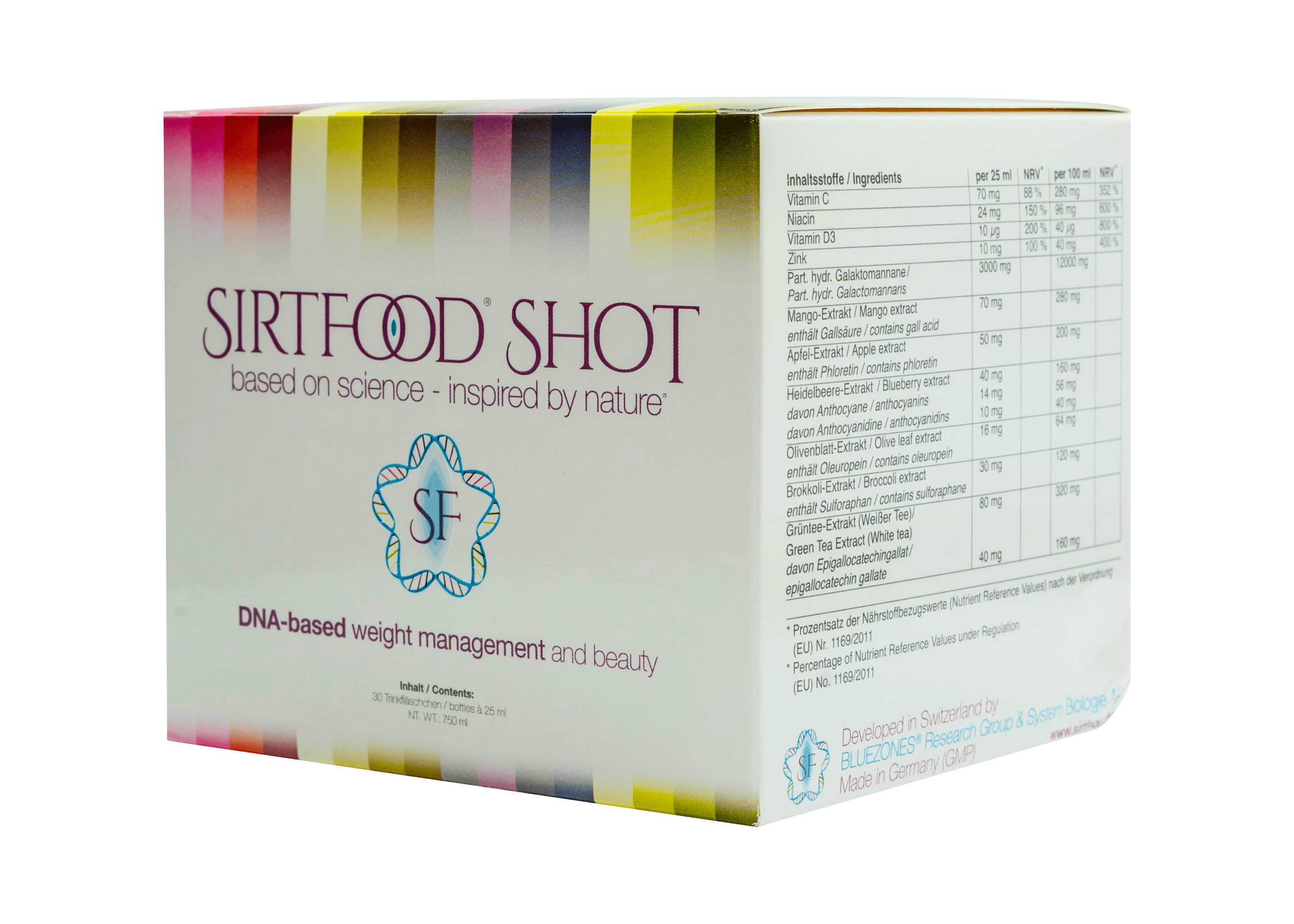 Sirtfood Shot® Kurpackung für Gewichtsmanagement, Beauty und gesundes Altern – Bild 3