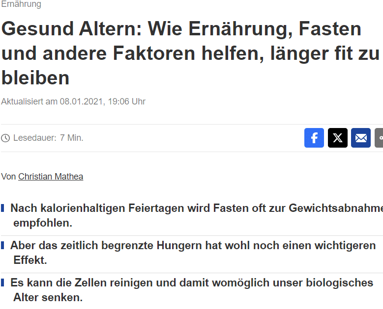 Gesund altern: Diese Faktoren unterstützen ein langes, vitales Leben